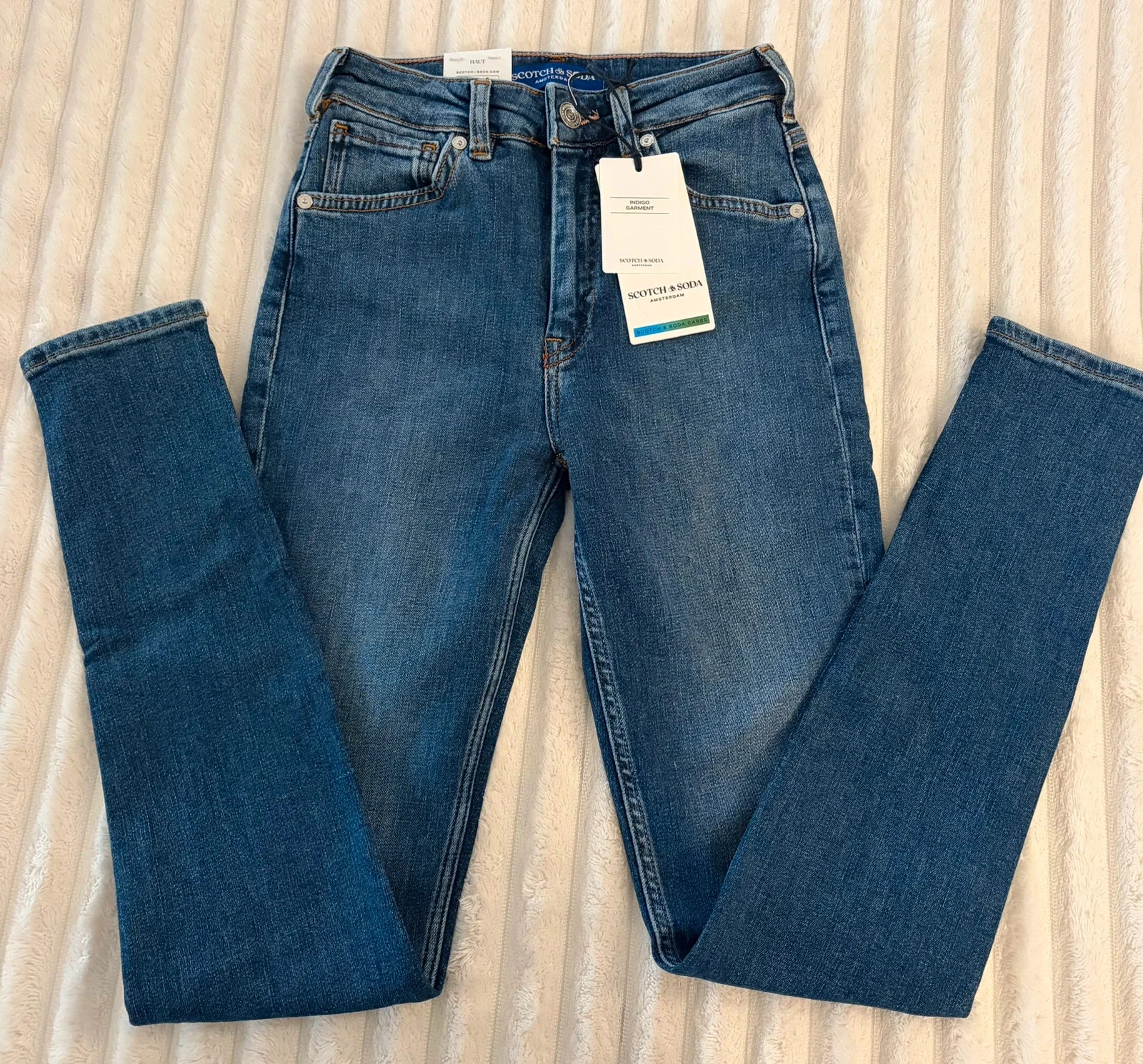 Jean Scotch & Soda Amsterdam Femme T34 – Skinny Slim High Rise – photo 2